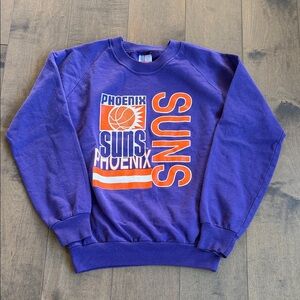 Vintage Phoenix Suns Crewneck Sweater NBA Basketball Garan Official Small